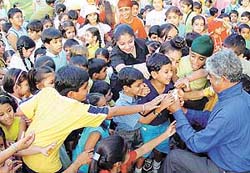 Magical moments at Strawberry Fields on Thursday evening in Sector 24, Chandigarh
