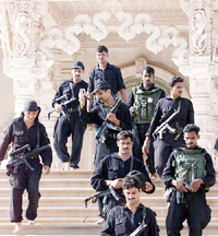 NSG commandos after their successful mission in Gandhinagar