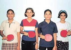 Players of Manav Mangal High School