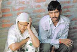 The accused, Balbir Kaur and Jagdish Kumar, in police custody