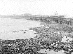The Krishnaraja Sagar dam, Mysore, Karnataka