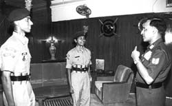 NCC cadets, who will be visiting Sri Lanka under the Youth Exchange Programme