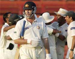 Australian captain Steve Waugh