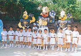 Bhawan Vidyalya, Sector 27, Little Kingdom, Sector 8 hold Dasehra celebrations in advance in Chandigarh 