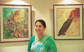 Nirmala Singh’s works on display at IndusInd Gallery