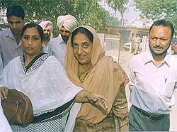 Punjab Rural Development Minister Rajinder Kaur Bhattal