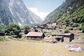 A view of Nangling village