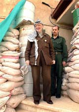 Palestinian President Yasser Arafat