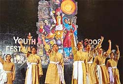 Women�s sufferings were central to the play �Samaj�, marked by intense performances on the second day of the PU Zone A Youth Festival in Government Home Science College, Sector 10, Chandigarh