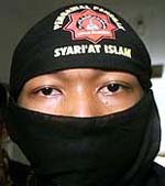 A supporter of Abu Bakr Bashir, who allegadly has a major role in the Bali carnage