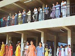 In spite of the announcement of student-body elections in Panjab University and its affiliated colleges, the Sector 42 Government College for Girls, like other colleges in Chandigarh, seems untouched by the election fever