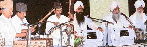 Kashmiri Sufiana kalam and Gurbani kirtan by Bhai Avtar Singh Ragi marked the first day of the Regional Music Festival