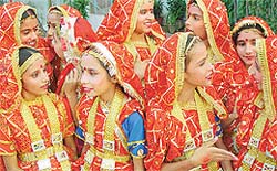 Students of Shivalik Public School, Phase VI, SAS Nagar, at their annual function