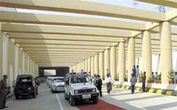 A view of the first-ever underpass flyover of its kind, which was inaugurated by Delhi Chief Minister Sheila Dikshit at Punjabi Bagh crossing