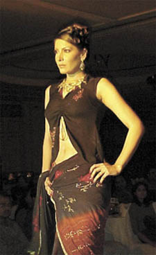 A fashion show was held in the Capital on Saturday to raise funds for victims of thalassemia
