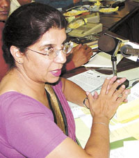 Newly appointed Chairperson of NDMC, Ms Parminder Mandip Singh, addressing a press conference in the Capital