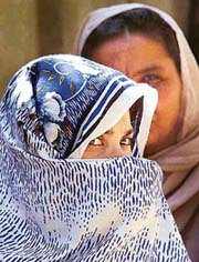 The purdah provides an effective weapon to restrict the progress of women and reinforces traditional expectations