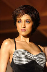 A model presenting 'Tag Heuer' 