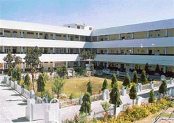 A view of the campus of Guru Nanak International Public School