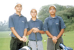 Karan Vasudeva, Aditya Singh and Karan Talwar, the junior golfers from Delhi, have dominated the tournaments