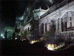 A night view of Advance Study