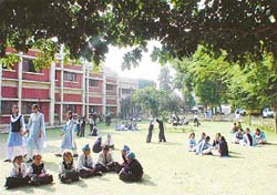Students of Nankana Sahib Public School