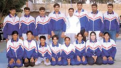 The Noida College of Physical Education team, which won the Ch. Charan Singh University Judo Championship.