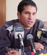 Sachin Tendulkar address a Press conference