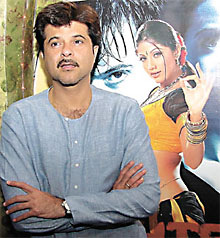 Anil Kapoor at the audio launch of his forthcoming film Rishtey at a press conference in the Capital
