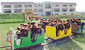 A view of Mount Carmel School, Sector 47-B