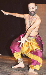 Navtej Singh Johar performs Bharatnatayam at Tagore Theatre 
