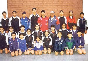 The team for the Sub-Junior National Table Tennis Championships to be held in Sirsa