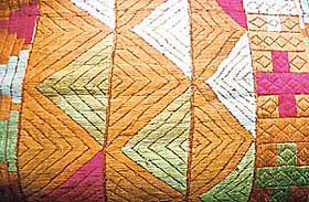 Bagh is a type of embroidery in which the base material is not visible.