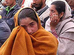 Wailing relatives of militancy victims wait for getting appointment letters