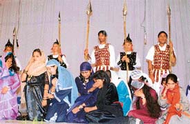 A scene from English play 