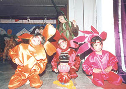 A cultural show at Jaspal Kaur Public School.