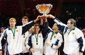 Russian Davis Cup players