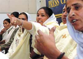 Members of the �Widow Jatha�