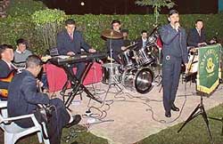 Members of Ibexthrillers, the music band of Ladakh Scouts, present nostalgic melodies 