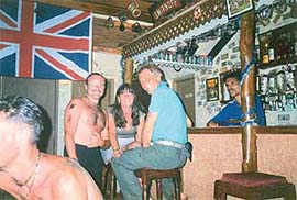 Log Cabin Bar at Crossroads Inn in Calangute