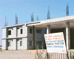 The newly constructed Fire Department building in Haibowal