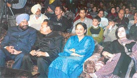 Audience at the annual-day function of Shamrock School