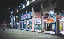 A night view of Sector 17-C