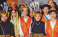 Students of Chandigarh Baptist School, Sector 45, present a cultural show 