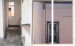 Doors and windows have been stolen from the building belonging to the Punjab Health Systems Corporation 