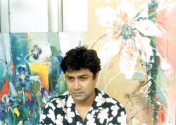 Niladri Paul�s exposition showcases the artist�s fascination with colours