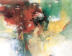 Painting that helps uplift your mood.