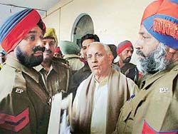 Mr Jagdish Tangri outside a court in Ludhiana
