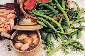 A bowlful of soup before the meal cuts appetite