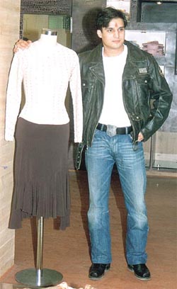 Cine actor Jimmy Shergill with a Rocky S outfit